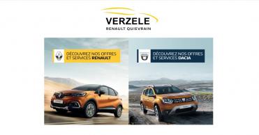 Mise en ligne du site Renault Verzele